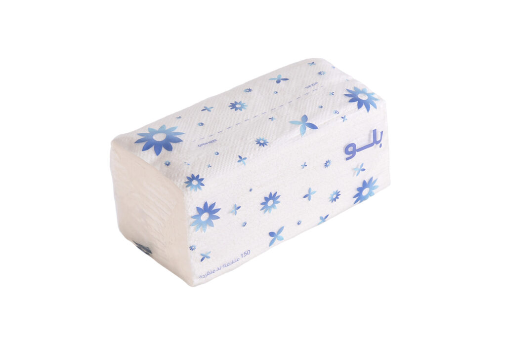 Inter Fold Hand Bleu Interfold Hand Towels - Blue Line Group